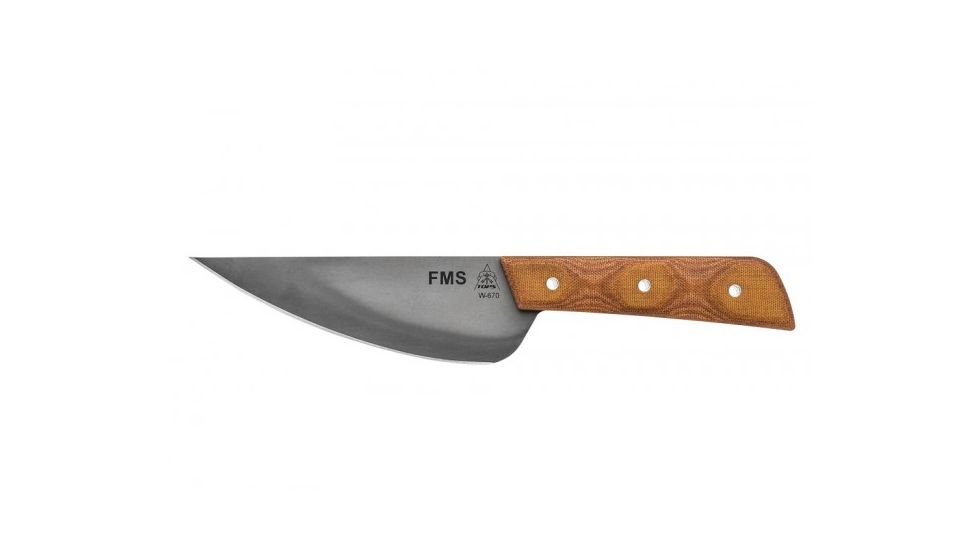 Tops Knives Frog Market Special Fixed Blade Knife, Brown, 5.25in, FMS5-02