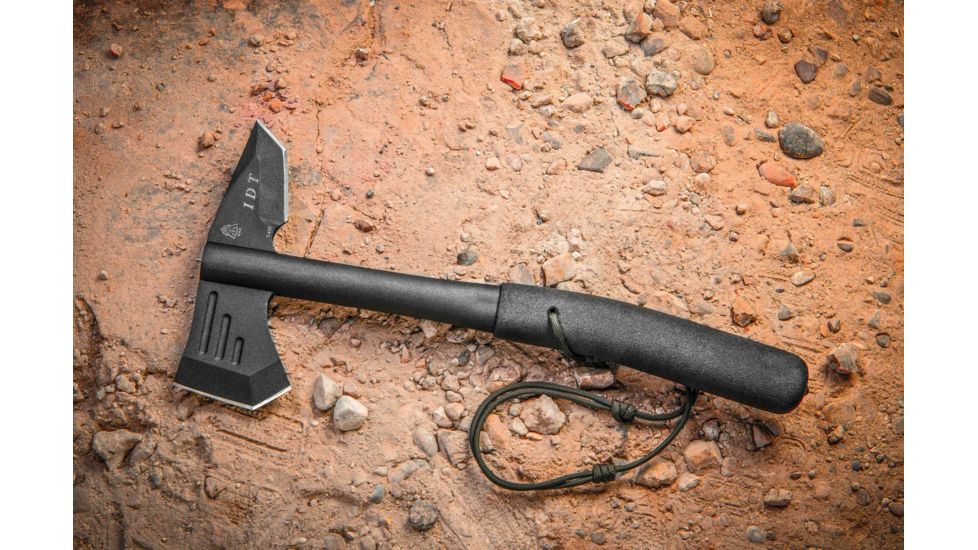 Tops Knives IDT-01 Crash Axe, Tactical Head, Black, 3in, IDT-01