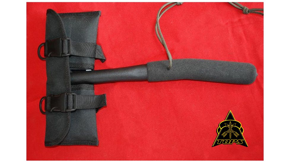 Tops Knives IDT-01 Crash Axe, Tactical Head, Black, 3in, IDT-01