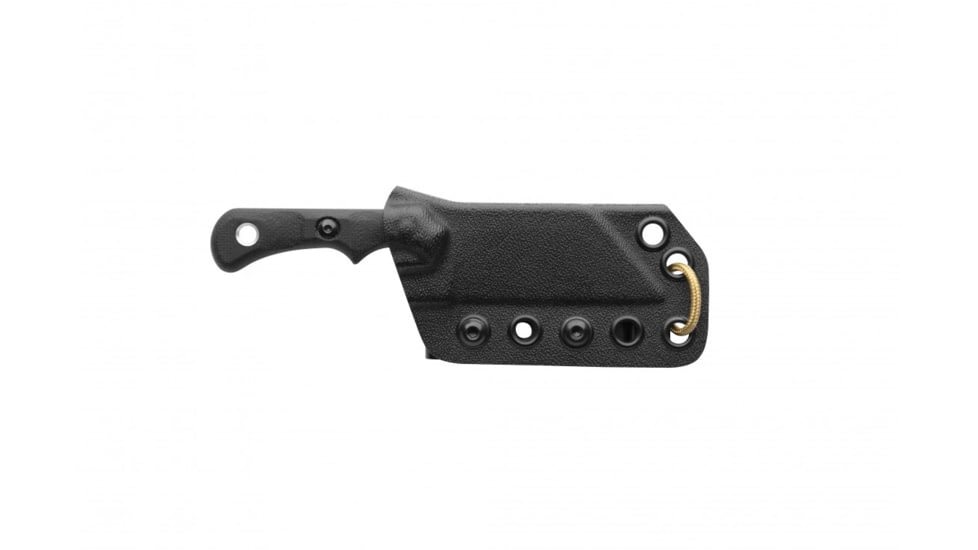 TOPS Knives Ivie 2.5in Fixed Blade Knife, 1095 Steel, Wharncliffe, Black Canvas Micarta, IV-02