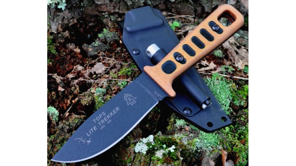 Tops Knives Lite Trekker Survival Operator TPTLT01OB