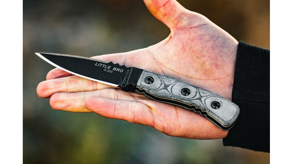 Tops Knives Little Bro Fixed Blade Knife TPLBRO01