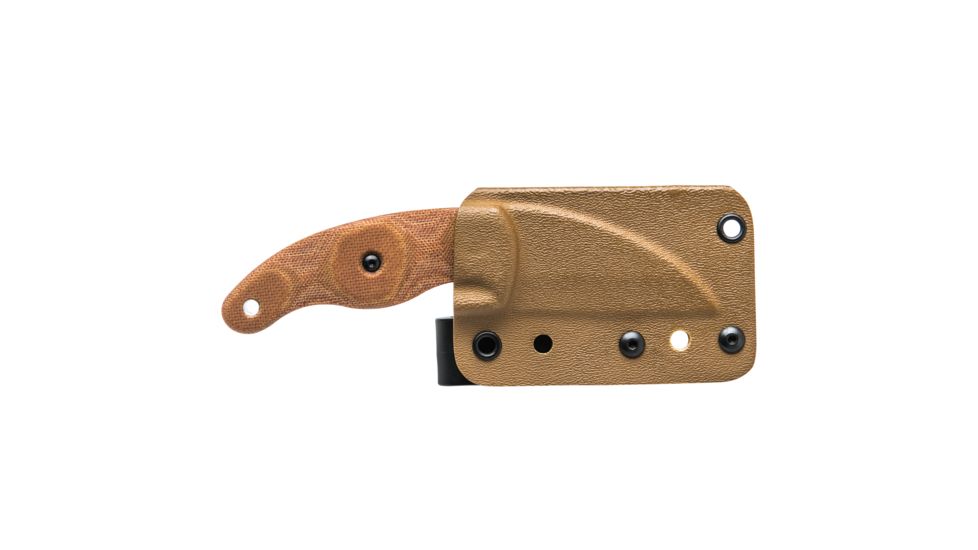 Tops Knives Little Bugger Fixed Blade Knife, Tan, 2.38 in, LILB-01