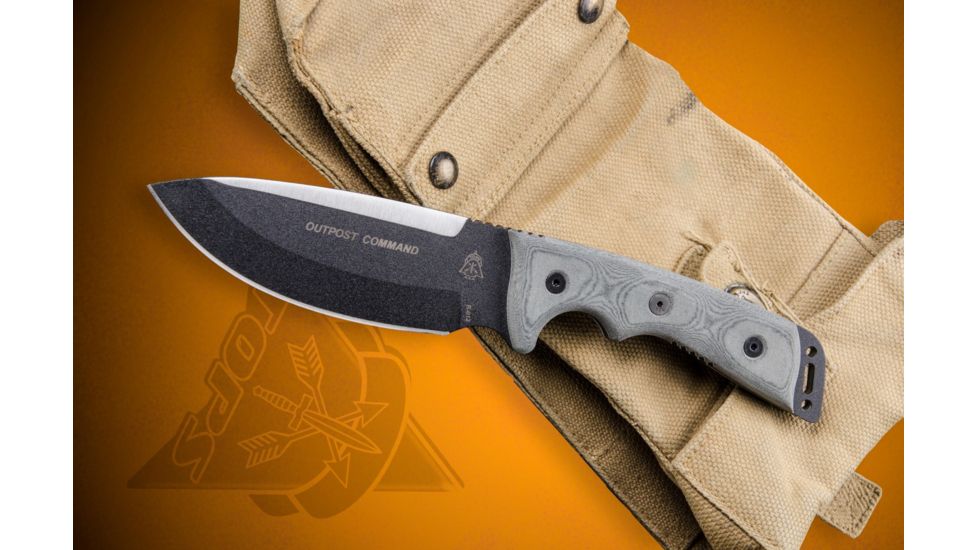 Tops Knives Outpost Command Fixed Blade Knife TPOC01