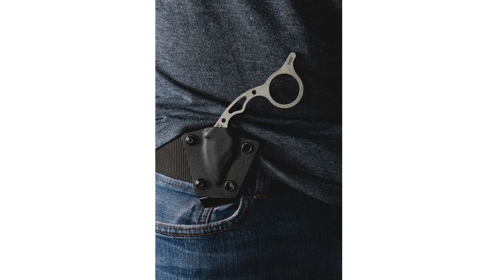 TOPS Knives Quickie Fixed Blade Knife, 1.63in, 1095 RC 56-58 Steel, Karambit QCK-01