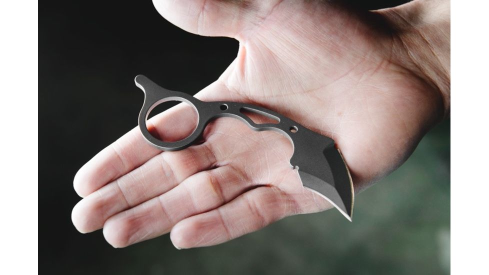 TOPS Knives Quickie Fixed Blade Knife, 1.63in, 1095 RC 56-58 Steel, Karambit QCK-01