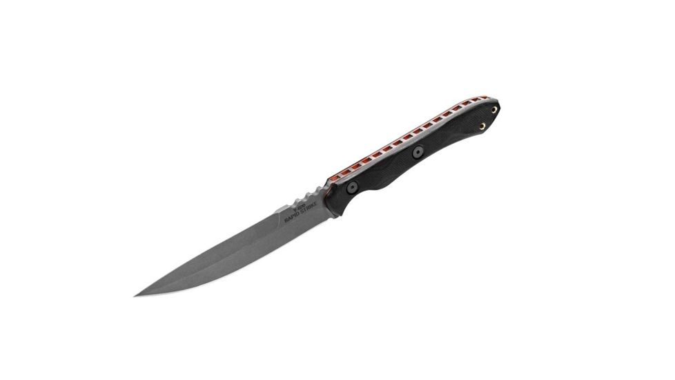 TOPS Knives Rapid Strike Fixed Blade Knife, Top Edge Non Sharp RDSK-01
