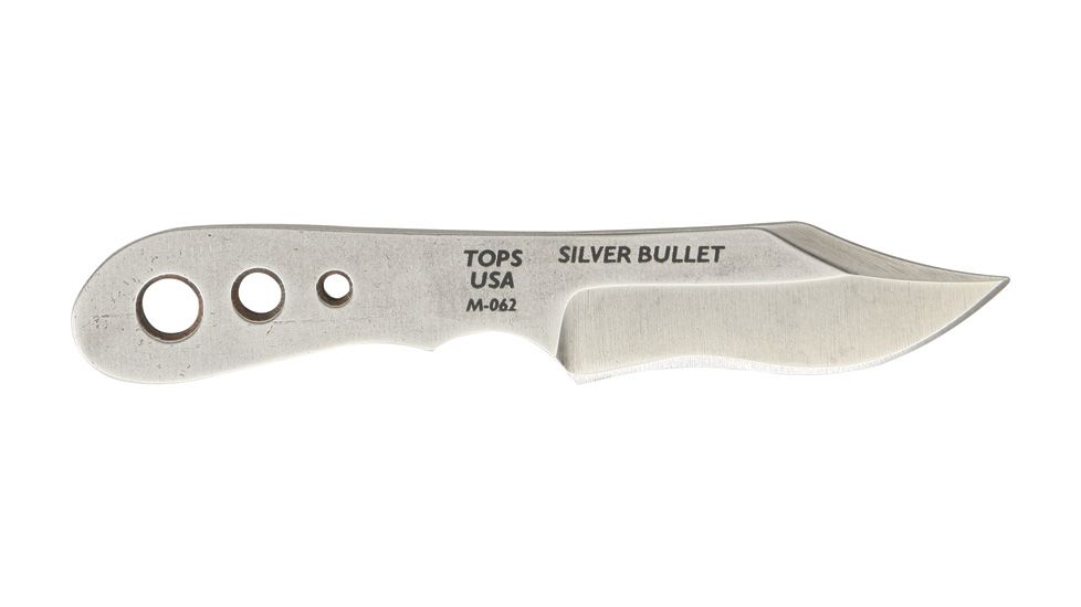 Tops Knives Silver Bullet Neck Fixed Blade Knife TPSB01