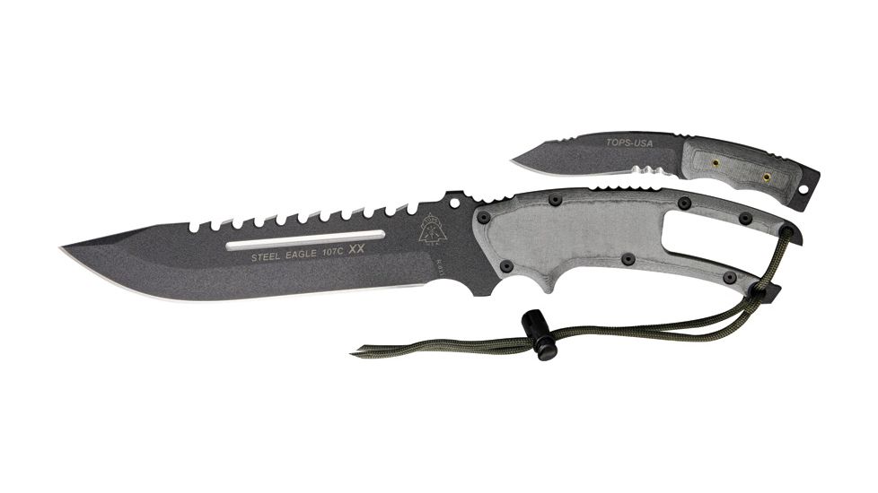 Tops Knives Steel Eagle/Mini Eagle Fixed Blade Knife TPSE107CXX