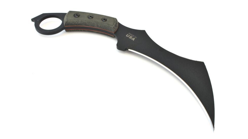 Tops Knives TAC Karambit, Black, 7.13in, TAC-01