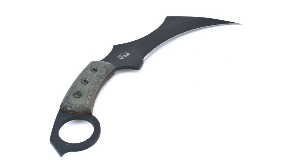 Tops Knives TAC Karambit, Black, 7.13in, TAC-01