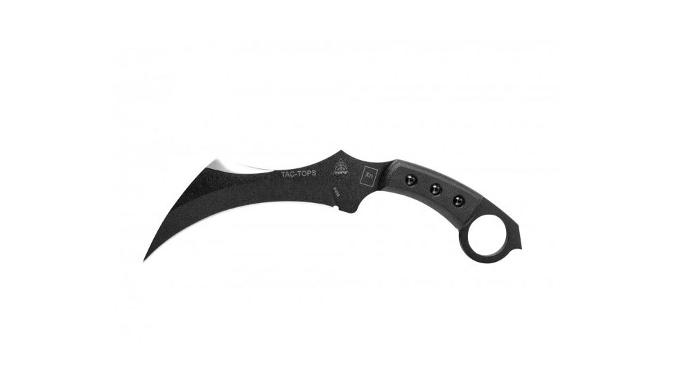 Tops Knives TAC Karambit, Black, 7.13in, TAC-01