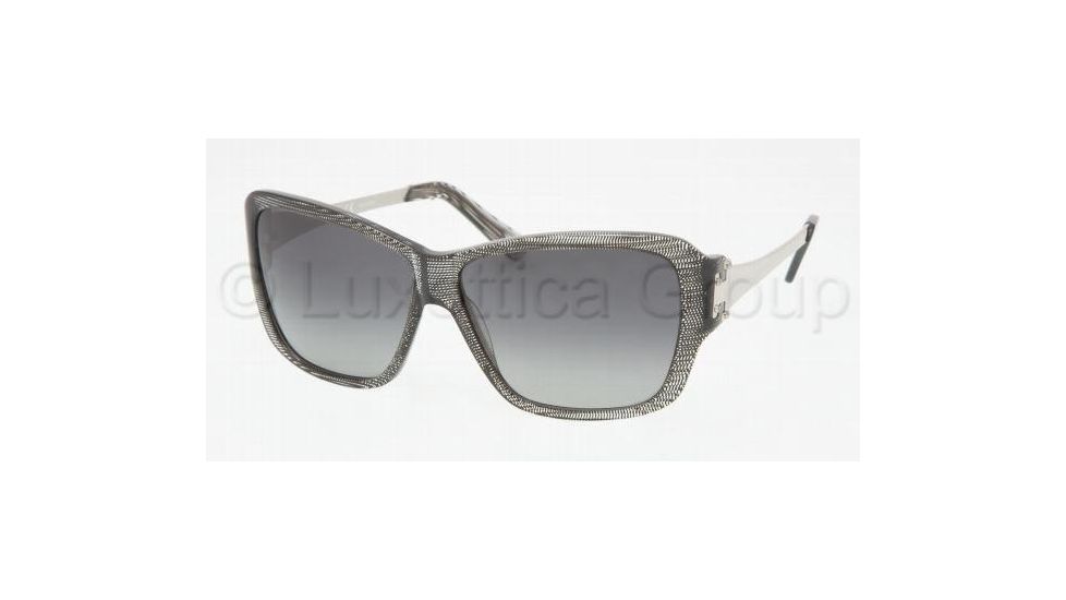 Tory Burch Tory E05 Bifocal Sunglasses TY7013 with Lined Bi-Focal Rx Prescription Lenses TY7013-842-T3-5912 - Lens Diameter: 59 mm, Frame Color: Black Screen