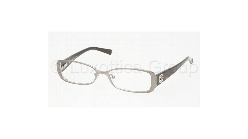 Tory Burch TY 1004 Eyeglasses Styles Gunmetal Frame w/Non-Rx 50 mm Diameter Lenses, 103-5015