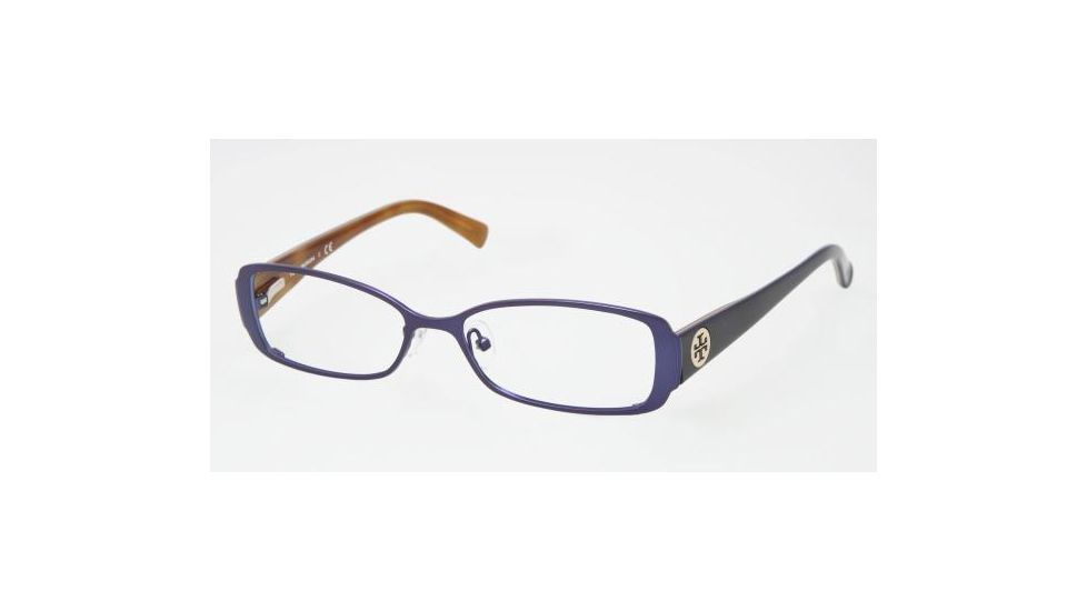 Tory Burch TY 1004 Eyeglasses Styles Navy Frame w/Non-Rx 50 mm Diameter Lenses, 122-5015