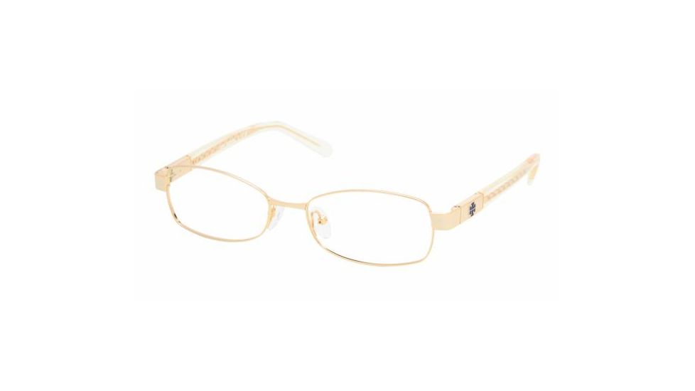 Tory Burch TY1011 SV Prescription Eyeglasses - Gold Frame / 50 mm Prescription Lenses, 106-5016