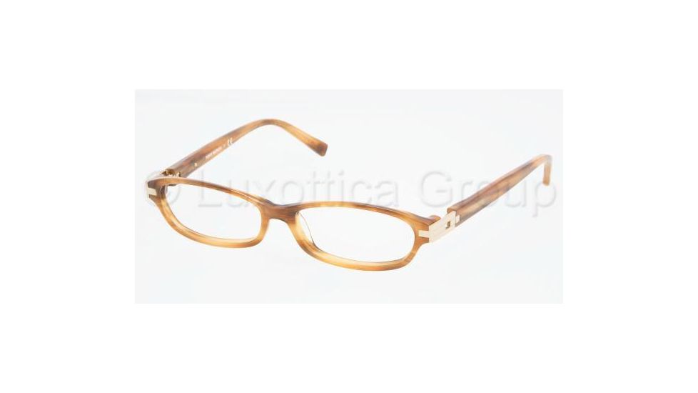 Tory Burch TY2013 SV Prescription Eyeglasses - Amber Frame / 50 mm Prescription Lenses, 928-5014