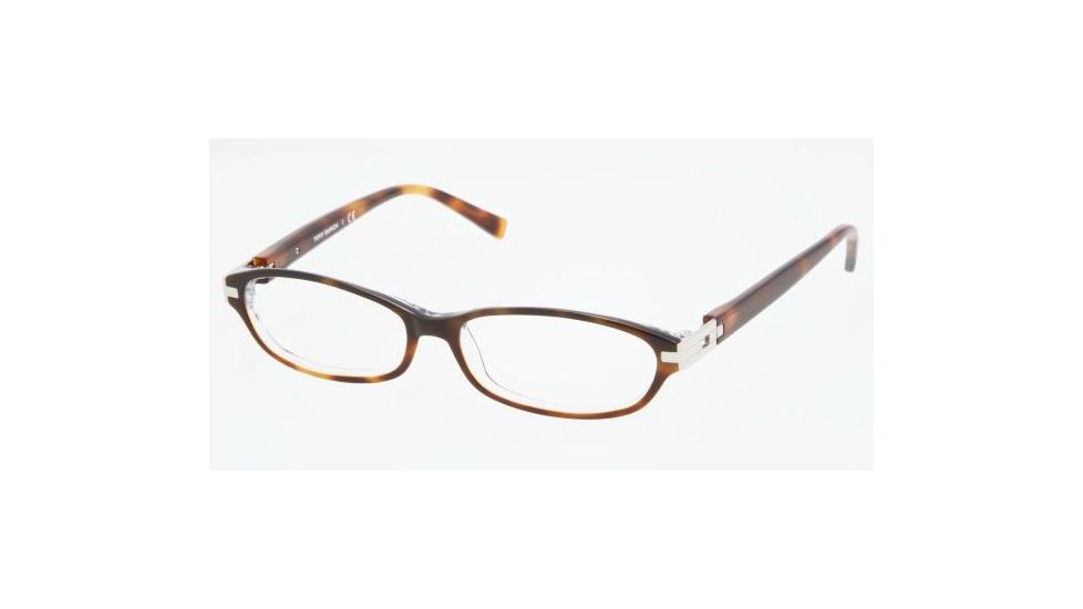 Tory Burch TY2013 SV Prescription Eyeglasses - Tort/Blue Grey Frame / 50 mm Prescription Lenses, 926-5014