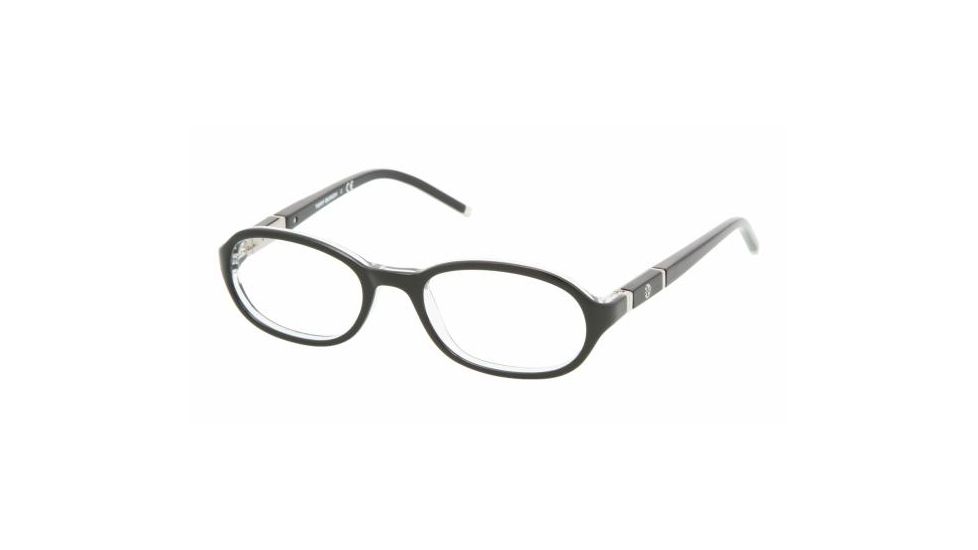 Tory Burch TY2015 SV Prescription Eyeglasses - Black/Crystal Frame / 47 mm Prescription Lenses, 541-4717