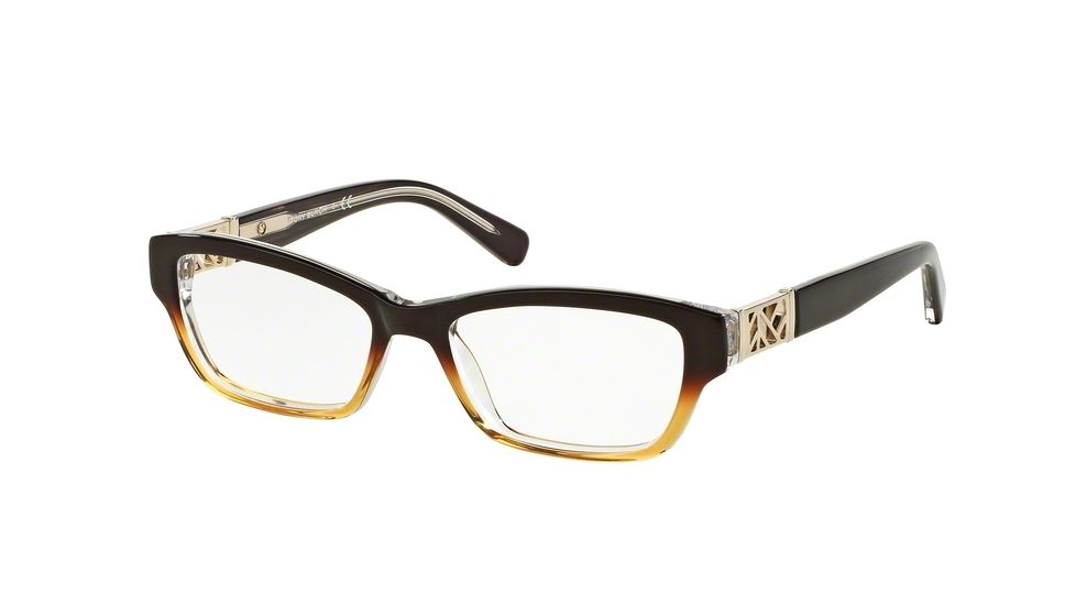 Tory Burch TY 2039 TY2039 Eyeglass Frames 1010-51 - Brown Amber Fade Frame