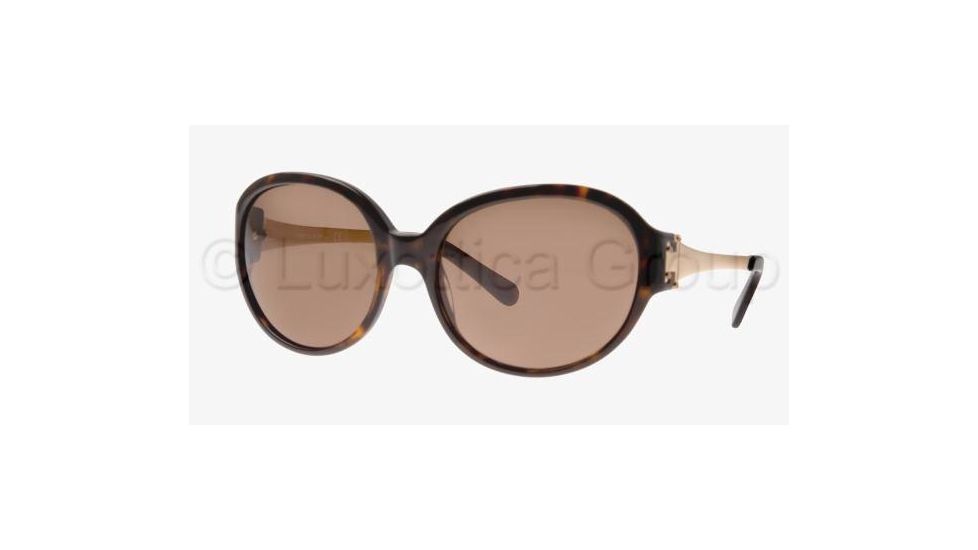 Tory Burch TY 7010 Sunglasses Styles Tortoise Frame / Brown Solid Lenses, 510-73-5919