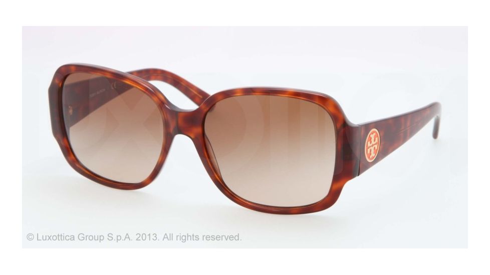 Tory Burch TY 7047 TY7047 Bifocal Prescription Sunglasses TY7047-838-13-58 - Lens Diameter 58 mm, Lens Diameter 58 mm, Frame Color Amber Tortoise