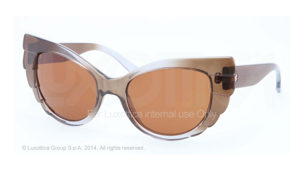 Tory Burch TY 9031 TY9031 Bifocal Prescription Sunglasses TY9031-127173-55 - Lens Diameter 55 mm, Frame Color Grey Brown Hombre