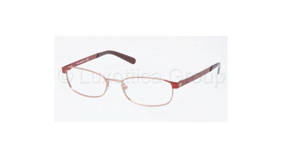 Tory Burch TY1013 Progressive Prescription Eyeglasses 346-4917 - Burgundy Pink 