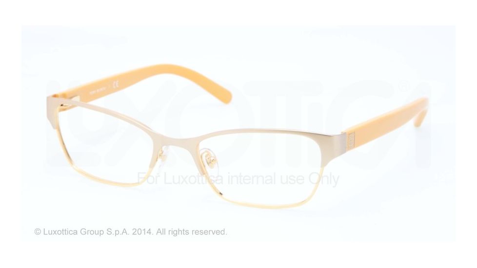 Tory Burch TY1040 Eyeglass Frames 3029-51 - Satin Sand Gold Frame
