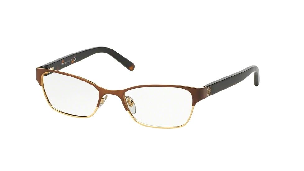 Tory Burch TY1040 Eyeglass Frames 3032-51 - Matte Brushed Brown Frame