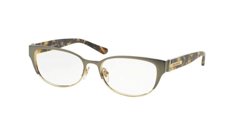 Tory Burch TY1045 Eyeglass Frames 3126-52 - Olive/olive Tweed Frame