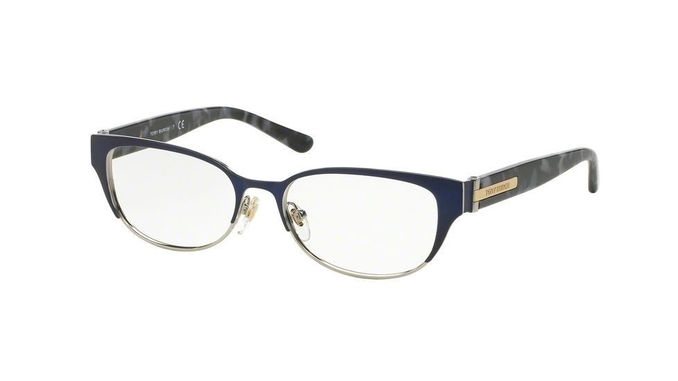 Tory Burch TY1045 Eyeglass Frames 3127-54 - Navy/navy Tweed Frame