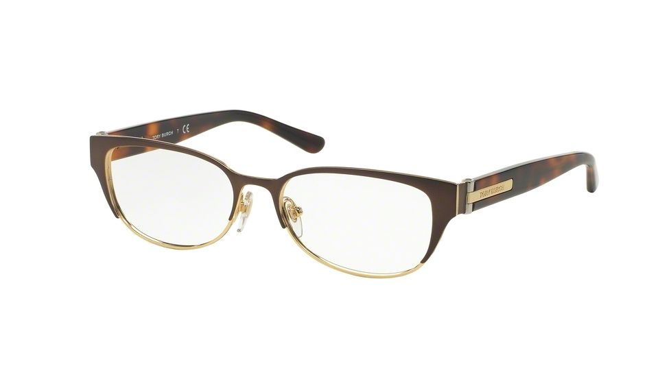 Tory Burch TY1045 Eyeglass Frames 3128-54 - Bronze/soft Dark Tortoise Frame