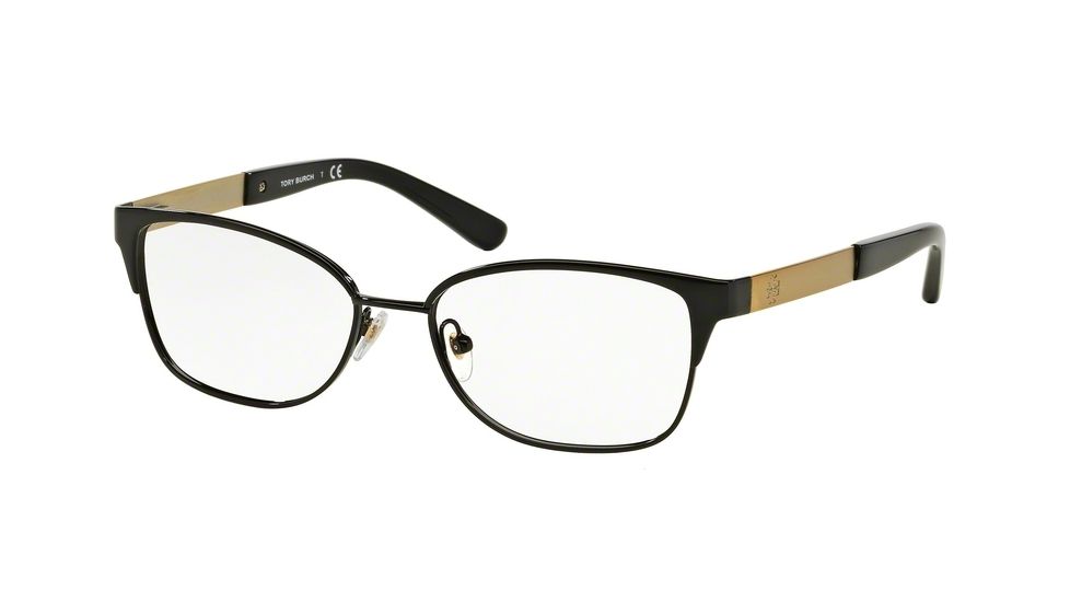 Tory Burch TY1046 Eyeglass Frames 3100-50 - Black/Gold Frame