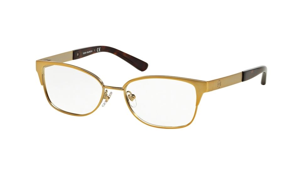 Tory Burch TY1046 Eyeglass Frames 3124-50 - Satin Gold Frame