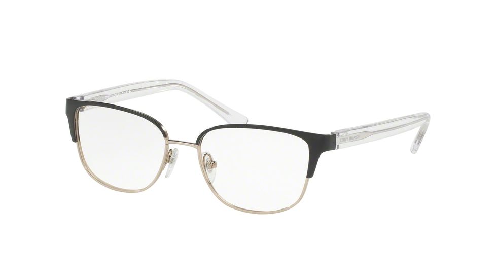 Tory Burch TY1052 Eyeglass Frames 3059-51 - Black/Silver Frame
