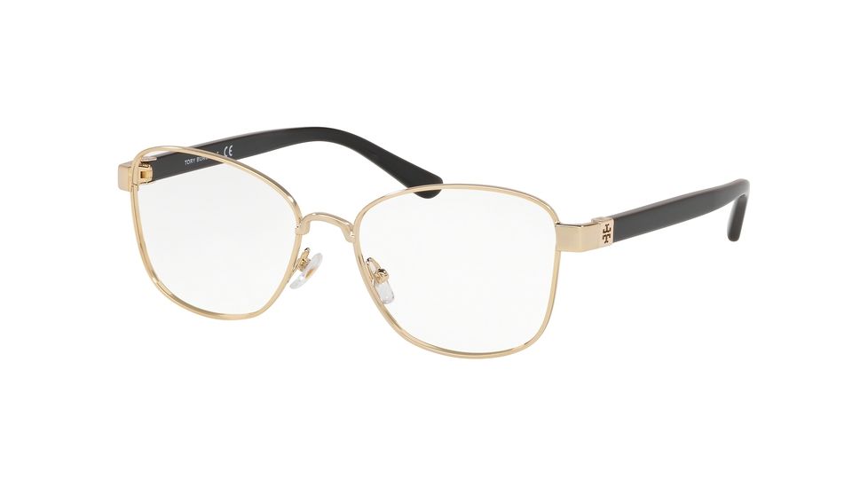 Tory Burch TY1061 Bifocal Prescription Eyeglasses, 51mm, Shiny Light Gold Metal, TY1061-3271-51-BI