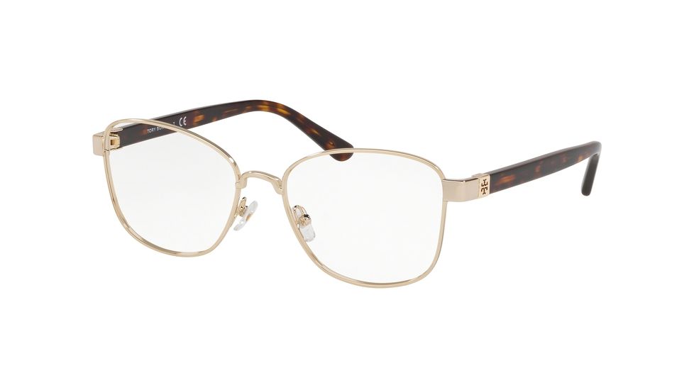 Tory Burch TY1061 Bifocal Prescription Eyeglasses, 51mm, Shiny Light Gold Metal, TY1061-3272-51-BI