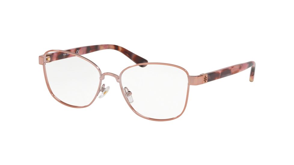 Tory Burch TY1061 Bifocal Prescription Eyeglasses, 51mm, Shiny Rose Gold Metal, TY1061-3273-51-BI