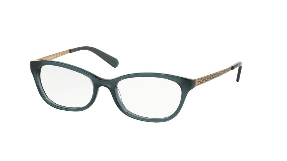 Tory Burch TY2030 TY2030 Progressive Prescription Eyeglasses 849-50 - Smoke Blue Frame