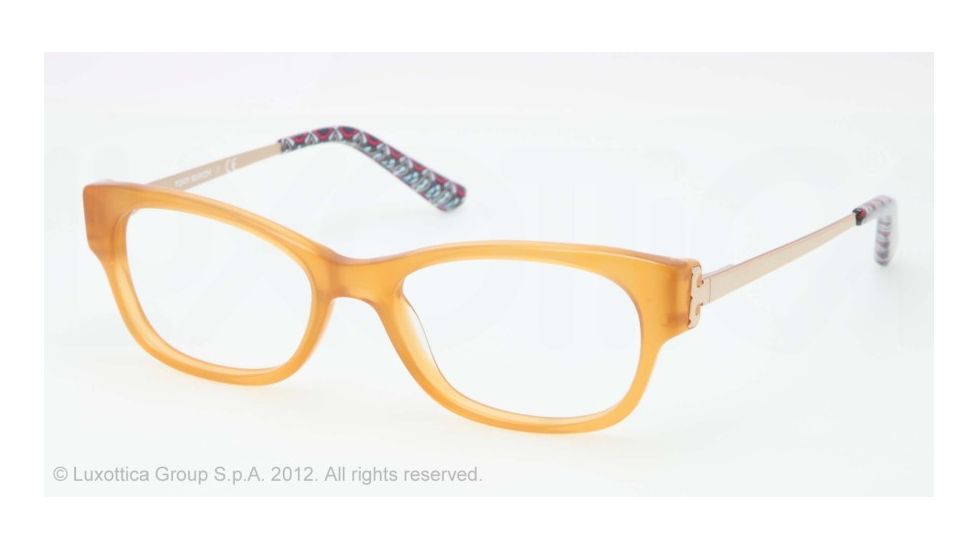 Tory Burch TY2035 Single Vision Prescription Eyeglasses 1108-48 - Dark Honey Frame