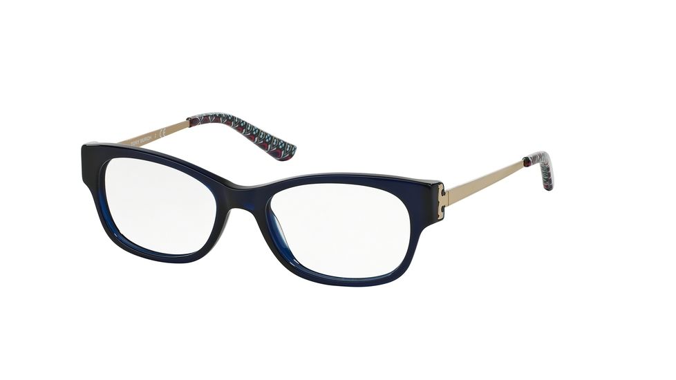 Tory Burch TY2035 Single Vision Prescription Eyeglasses 511-48 - Navy Frame, Demo Lens Lenses