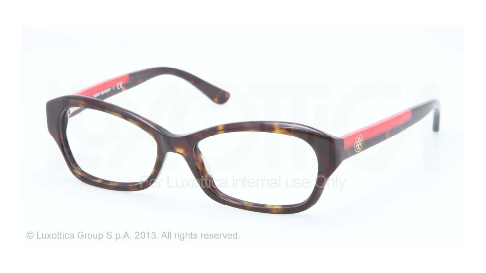 Tory Burch TY2037 Eyeglass Frames 510-49 - Dk Tortoise Frame