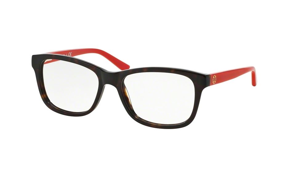 Tory Burch TY2038 Eyeglass Frames 1213-52 - Tortoise Pink Frame, Demo Lens Lenses