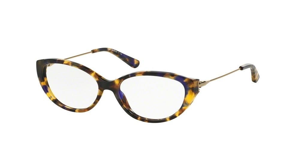 Tory Burch TY2048A Eyeglass Frames 1357-52 - Blue Tortoise Frame