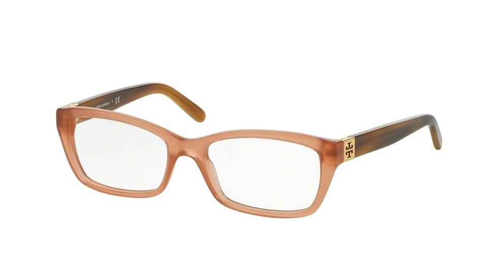 Tory Burch TY2049 Bifocal Prescription Eyeglasses 1362-53 - Milky Chestnut Medium Tortoise Frame