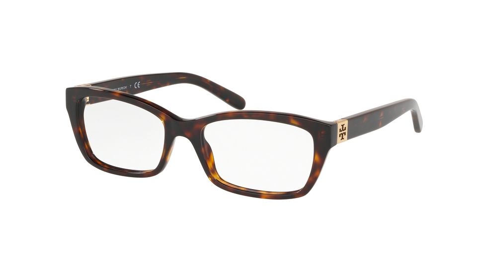 Tory Burch TY2049 Bifocal Prescription Eyeglasses, 53mm, Dark Tortoise, TY2049-1728-53-BI