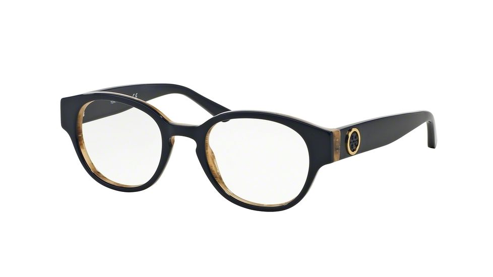 Tory Burch TY2057 Bifocal Prescription Eyeglasses 1492-49 - Navy Horn/navy Frame