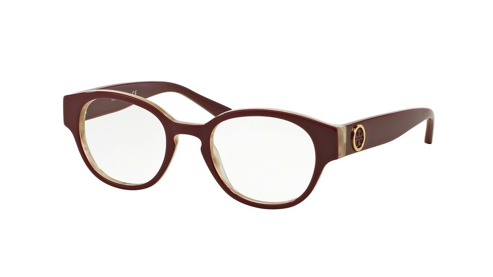 Tory Burch TY2057 Bifocal Prescription Eyeglasses 1493-47 - Bordeaux Horn/bordeaux Frame