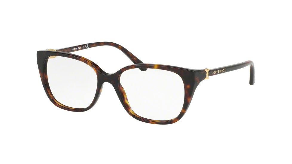Tory Burch TY2068 Eyeglass Frames 1378-50 - Dark Tortoise Frame